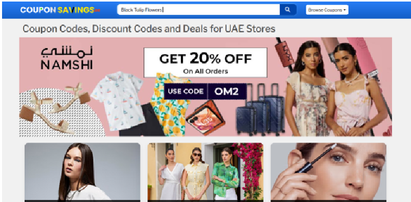 Black Tulip Flowers Coupon