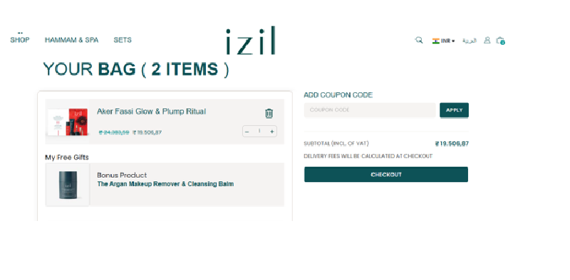 Izil Beauty Coupon