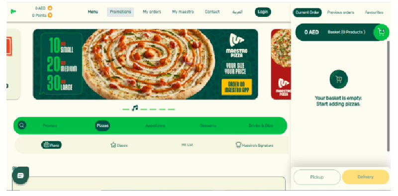 Maestro Pizza Coupon