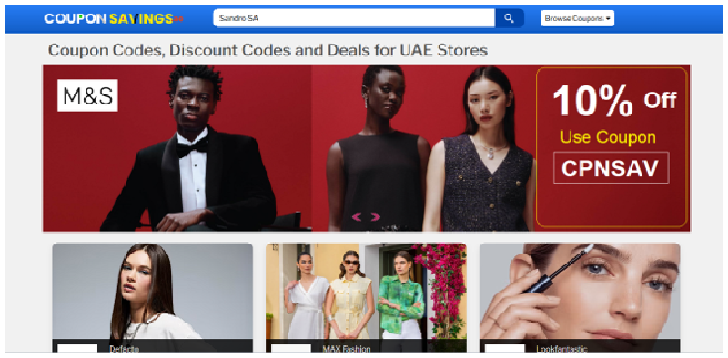 Sandro SA Coupon