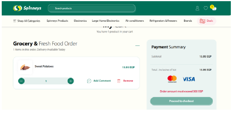 Spinneys Egypt Coupon