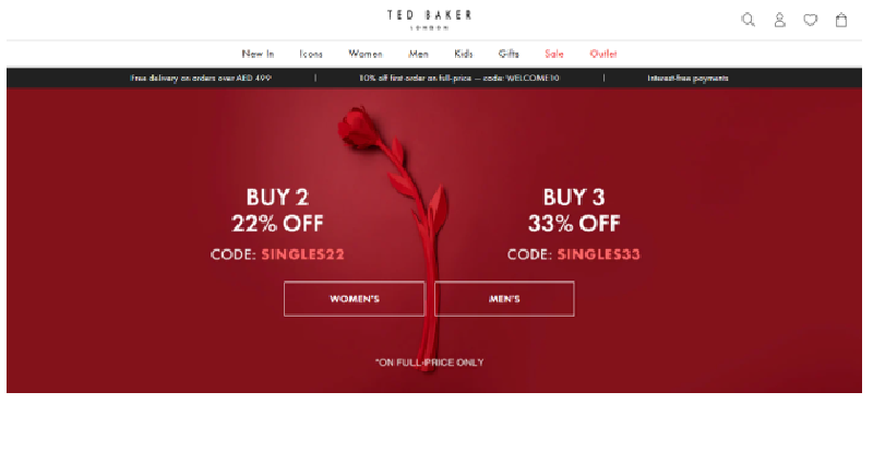 Ted Baker Coupon