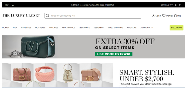 The Luxury Closet Coupon