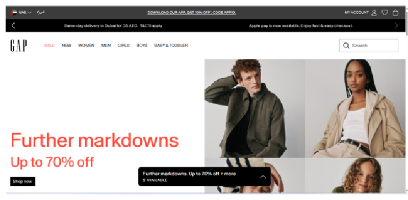 GAP UAE Coupon